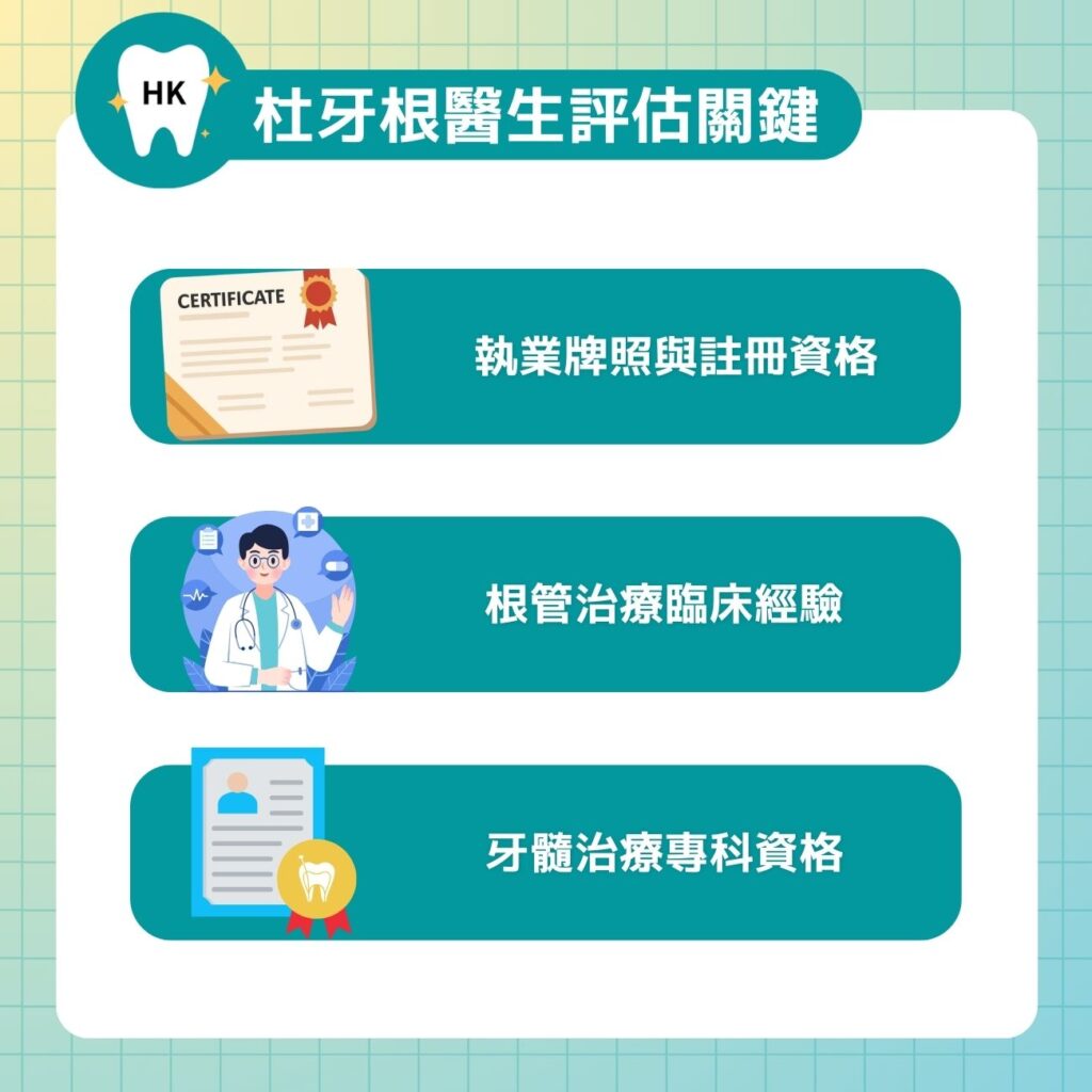 杜牙根醫生評估關鍵