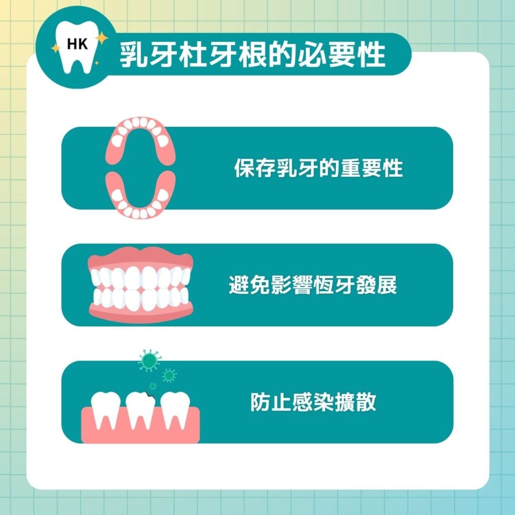 乳牙杜牙根的必要性